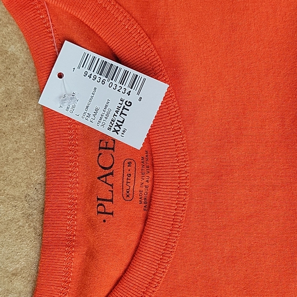 Children place orange crushing it long sleeve XXL/16 - Picture 3 of 5